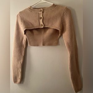 Zara shoulder top size S